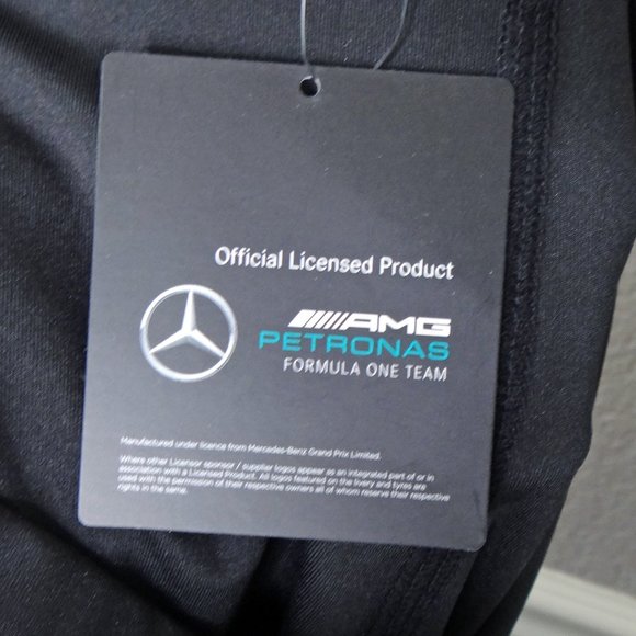 Mercedes AMG Petronas F1 Leggings -Black- Womens- SZ XXL/ 2X NWT Formula 1 - Picture 7 of 9